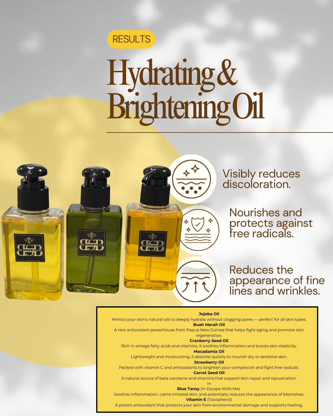 BEE SUNNY RADIANCE BODY ELIXER
