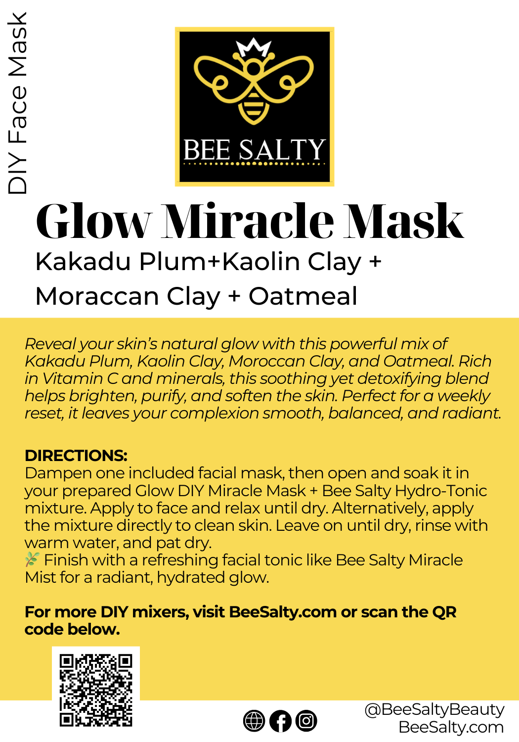 GLOW Miracle Mask DIY Kit