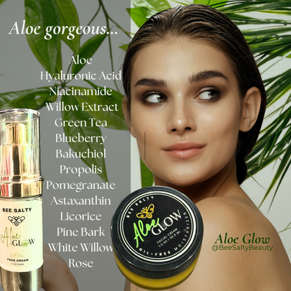 Aloe Glow Matte Moisturizer-Oil Free- All Ages Super amazing safe and helps with skin blemishes